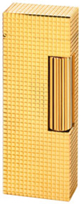 Dunhill Rollagas Hobnail 18ct Yellow Gold lighter.