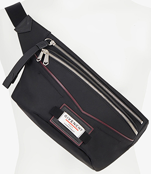 Givenchy men's Downtown nylon belt bag: US$890.