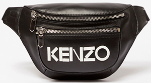 Kenzo men's logo leather bumbag: €325.