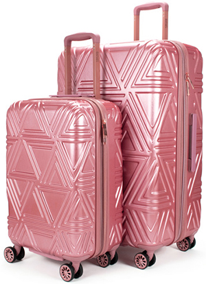 Badgley Mischka Contour Expandable Spinner Luggage Set: US$179.99.