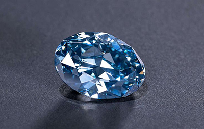 Okavango Blue 20.46 carat blue diamond.