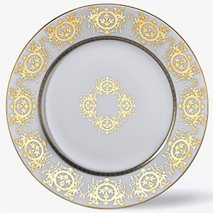 Ritz Paris Essentials Plate, Imperial Collection, White: €180.