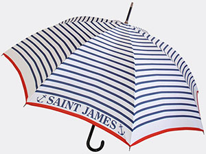 Guy de Jean's Tailored Advertising Umbrellas.