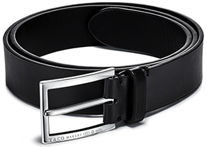 Tiffany & Co. Makers Belt in Sterling Silver & Leather: US$675.