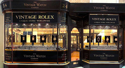 The Vintage Watch Company, 24 Burlington Arcade, London W1J 0PS, U.K.
