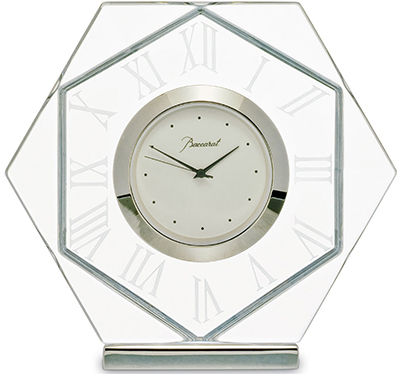 Baccarat Harcourt Abysse clock: US$1,200.