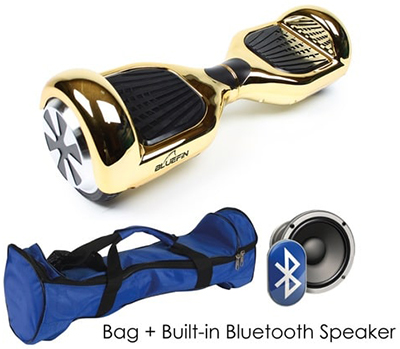 Bluefin 6.5-inch Classic Hoverboard Swegway in Gold Chrome: £279.