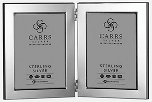 Carrs Silver Modern Flat Photo Frame Wood Back 5×3.5 Sterling Silver: £297.