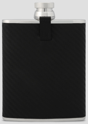 Alfred Dunhill Chassis Leather 6oz Hip Flask: US$195.