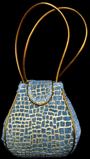 Fortuny women's Moretta mosaico turquoise handbag: €274.
