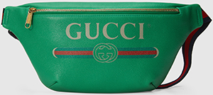 Gucci Print leather belt bag: US$1,290.