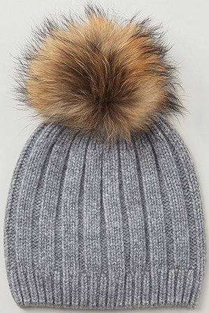 Joseph Cashmere Luxe Pompon Hat: £125.