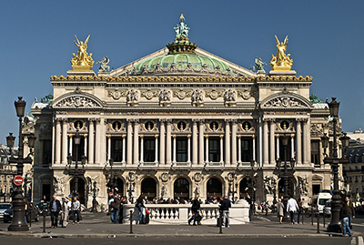 Palais Garnier, Place de l'Opéra, 75009 Paris, France.