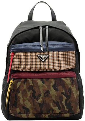 Prada Printed technical fabric backpack: US$1,550.