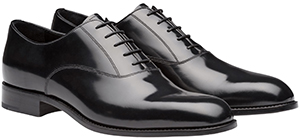 Prada Brushed leather laced Oxford shoes: US$950.