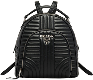 Prada Diagramme leather backpack: US$1,990.