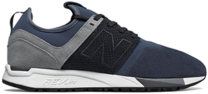 Todd Snyder men's New Balance 247 Luxe Suede Knit Mesh Sneaker in Blue: US$119.