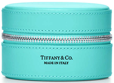 Tiffany & Co. Round Zip Jewelry Case: US$205.