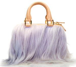 Brother Vellies Lavender Long Goat Mini Island Bag: US$1,050.