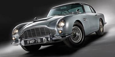 James Bond's 1964 Aston Martin DB5.