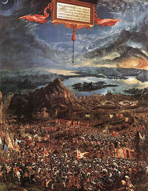 The Battle of Alexander at Issus (1529) by Albrecht Altdorfer.