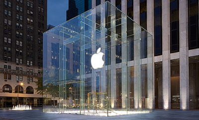 Apple Flagship Store, 767 5th Avenue, New York City, NY 10153.
