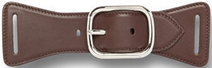 Asprey Scarf Belt Buckle, Ebony Ascot Calf Women's Belt: US$235.