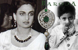 Sita Devi of Baroda with son 'Princie' (1945-1985).
