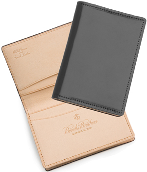 Brooks Brothers Cordovan Card Case: US$288.