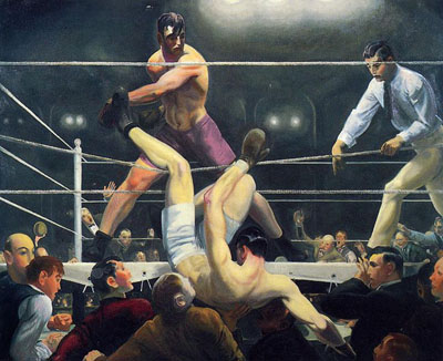 Dempsey and Firpo (1924) by George Bellows.