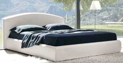 Florence bed designed by design Giuseppe Viganò for Bonaldo.