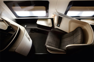 British Airways First Suite - 'On-board elegance'.