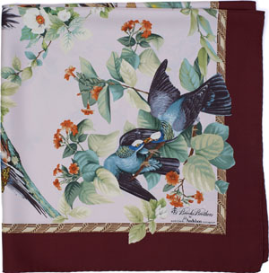 Brooks Brothers Audubon Dove Silk Women's Scarf: US$248.