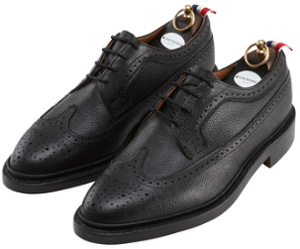 Thom Browne Classic Long Wingtip Brogues Shoes: US$895.