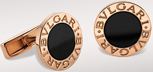 Bvlgari Cufflinks in 18kt Gold with Black Onyx: US$2,600.