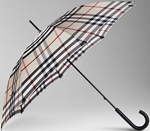 Burberry Check Walking Men's Umbrella: US$295.