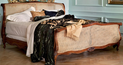 And So To Bed Louis XV Rococo Caned Bed: £3,475.00.