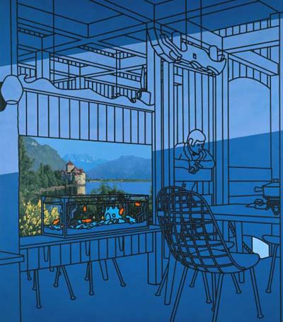 After Lunch (1975) by Patrick Caulfield.