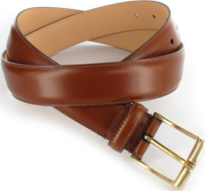 Crockett & Jones Tan Antique Calf Belt.