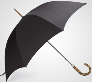 Crombie Whangee Handle Walking Umbrella: £195.