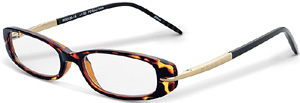 Cross Tortoiseshell frames flecked with gold undertones and polished silver-tone appointments reading glasses: US$30.