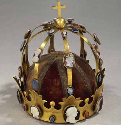 The Crown of Charlemagne, retained by the Louvre. It was commissioned by Napoleon.