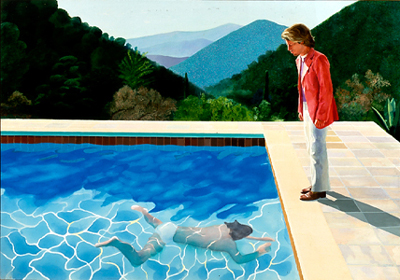 Portrait of an Artist (Pool with two figures) (1972) by David Hockney.