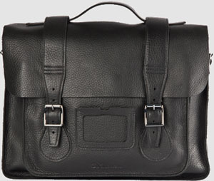 Dr. Martens 15-inch leather satchel: US$200.