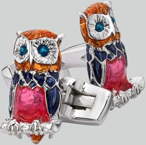 Duchamp London Owl Cufflinks: £75.