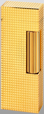 Dunhill Hobnail 18ct Gold Rollagas Lighter.