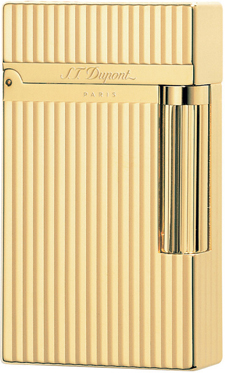 S.T. Dupont Gold Montparnasse Vertical Lines Lighter: US$1,000.