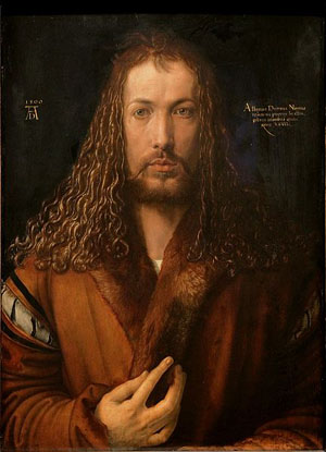 Self-Portrait (1500) by Albrecht Dürer.
