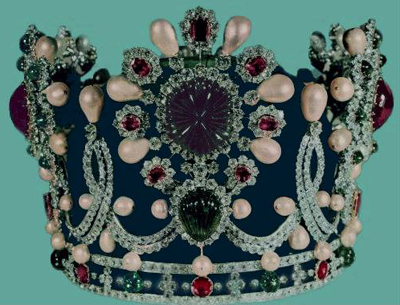 Empress Farah Crown Iran.