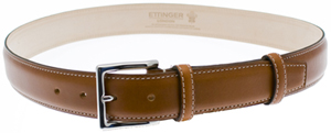 Ettinger Dark Tan Waxy Leather men's belt: €170.10.